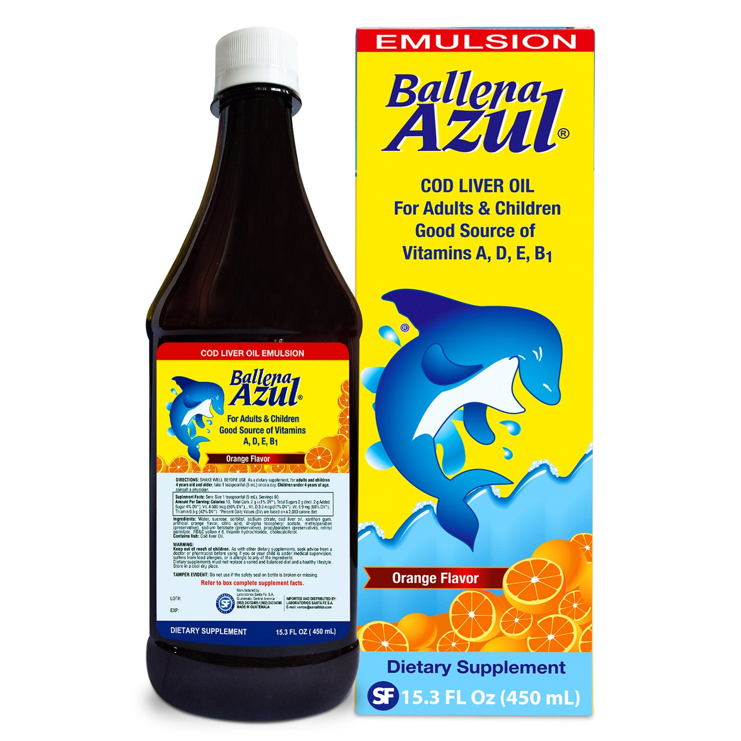 Orange Flavor Emulsion 15 Oz