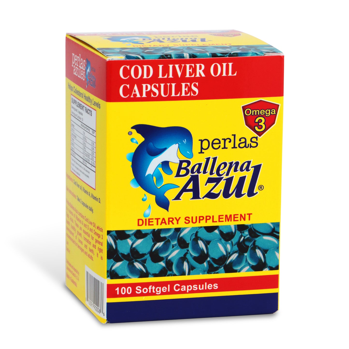 Ballena Azul Cod Liver Oil Capsules