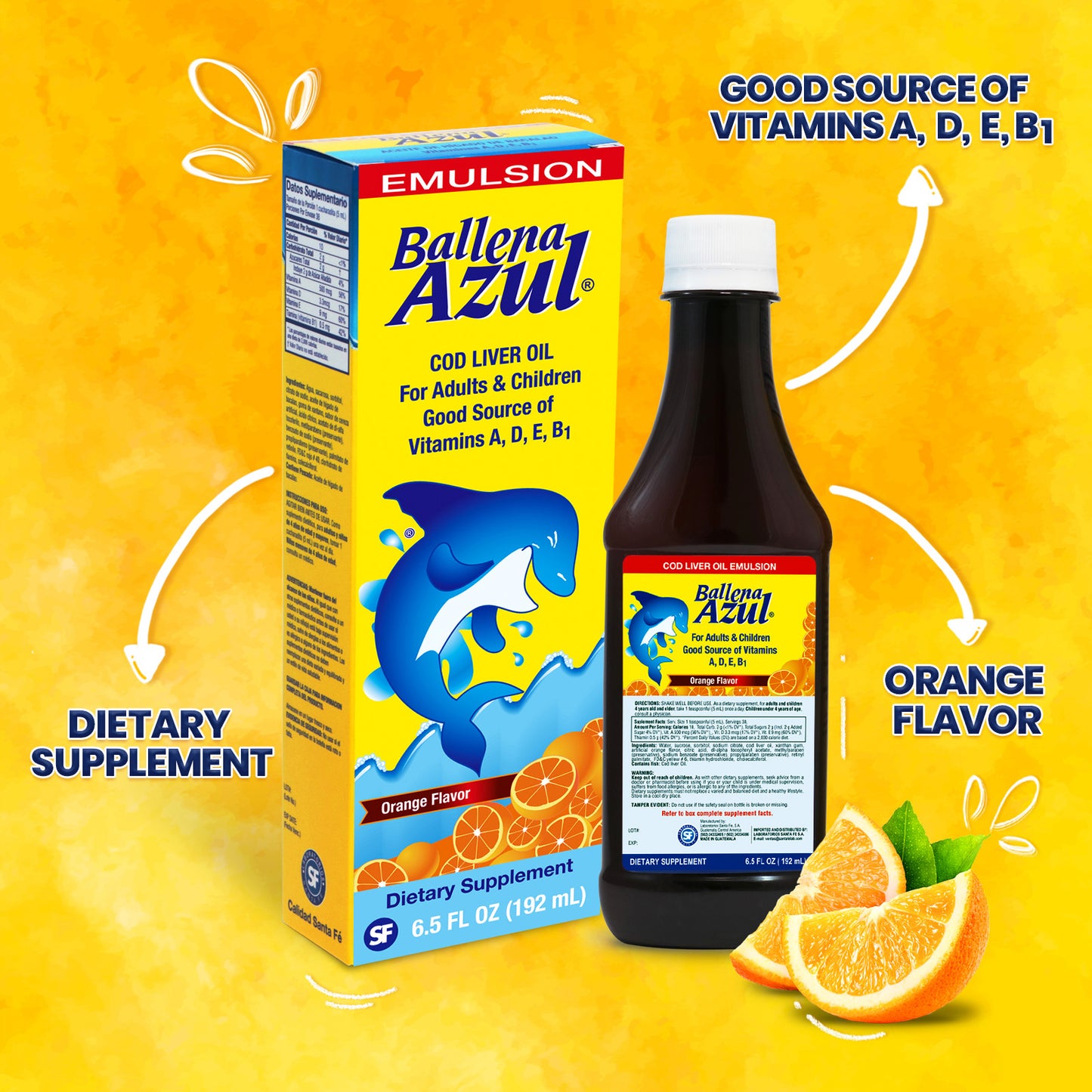Orange Flavor Emulsion 15 Oz