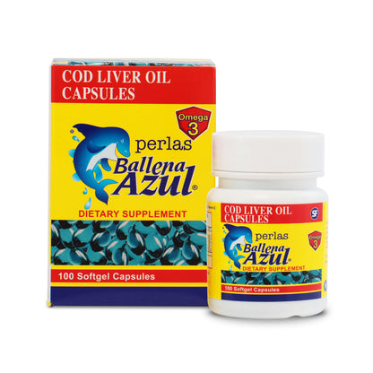 Ballena Azul Cod Liver Oil Capsules